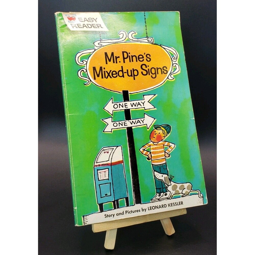 1961 MR. PINE'S MIXED-UP SIGNS Vintage Wonder Easy Reader Leonard Kessler (NF)!!